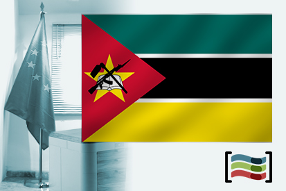 Bandera de Mozambique para despacho