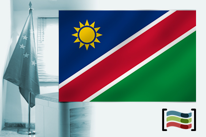 Bandera de Namibia para despacho