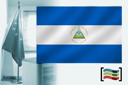 Bandera de Nicaragua para despacho