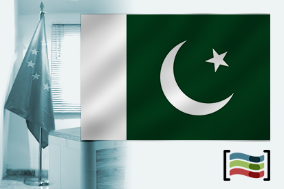 Bandera de Pakistán para despacho