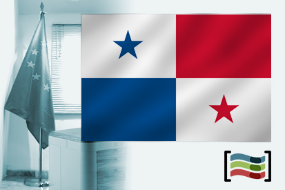 Bandeira da Panamá para despacho