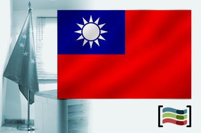 Bandera de Taiwan para despacho
