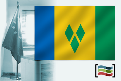 Drapeau de Saint-Vincent-et-les-Grenadines pour le bureau