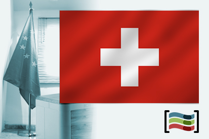 Bandera de Suiza para despacho