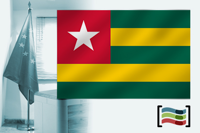 Bandera de Togo para despacho