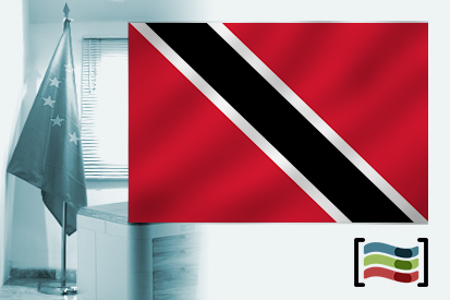 Trinidad and Tobago flag for office