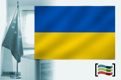 Bandera de Ucrania para despacho