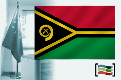 Vanuatu flag for office