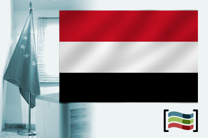 Bandeira da Iémen para despacho