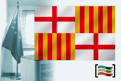 Bandeira da Barcelona para despacho