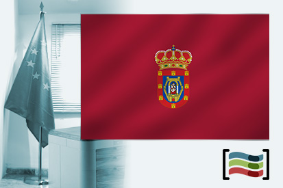 Bandera de Ciudad Real para despacho