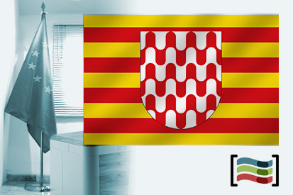 Bandera de Girona para despacho
