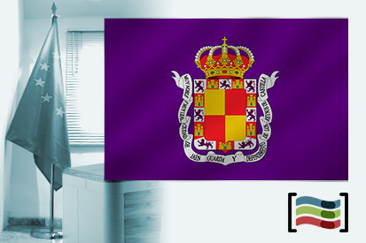 Bandiera Jaen per l'ufficio