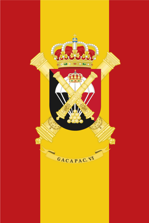 Bandera de mochila GACAPAC VI