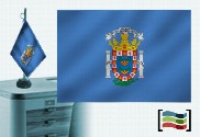  Bandeira da toalha de mesa bordada de Melilla
