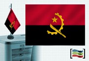 Bandeira de Angola Toalha de Mesa Bordada