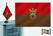 Bandeira de Burgos toalha de mesa bordada