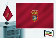  Bandeira da toalha de mesa bordada real de Ciudad