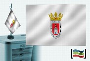 Bandera de Soria sobremesa bordada