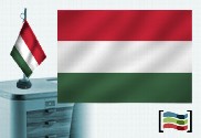 Bandeira da Toalha de Mesa Bordada Hungria