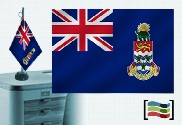 Bandiera di Cayman (isole) lampada da tavolo ricamata