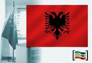 Bandeira da Albânia para despacho