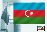 Bandiera Azerbaigian per l'ufficio