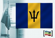 Bandeira da Barbados para despacho