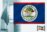 Bandeira da Belize para despacho