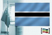 Bandeira da Botswana para despacho