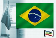 Bandeira da Brasil para despacho