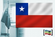 Bandeira da Chile para despacho