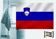 Bandeira da Eslovénia para despacho