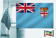 Bandeira da Fiji para despacho