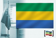 Bandeira da Gabão para despacho