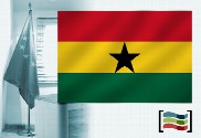 Bandeira da Gana para despacho