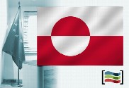 Bandeira da Gronelândia para despacho