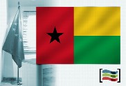 Bandeira da Guiné-Bissau para despacho