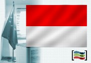 Bandeira da Indonésia para despacho