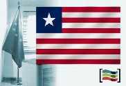 Bandiera Liberia per l'ufficio