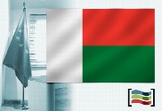 Bandeira da Madagáscar para despacho