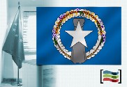 Bandeira da Marianas Setentrionais para despacho