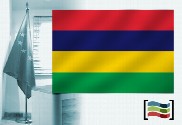 Bandeira da Maurícia para despacho
