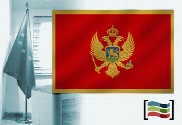 Bandiera Montenegro per l'ufficio