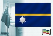 Bandeira da Nauru para despacho