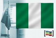 Bandeira da Nigéria para despacho