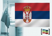 Bandeira da Sérvia para despacho