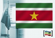 Bandiera Suriname per l'ufficio