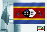Bandiera Swaziland per l'ufficio