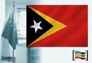 Bandeira da Timor-Leste para despacho